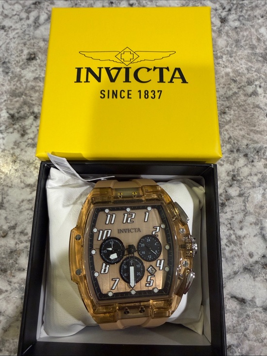 Invicta Other - Invicta S1 Rally Men’s 47mm Brown/ Tan Transparent Watch 49981 NWT